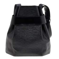 Pre Owned Louis Vuitton Black Epi Leather Sac D'Epaule Bag