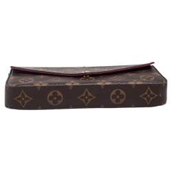 Pre Owned Louis Vuitton Monogram Canvas Felicie Pochette Bag