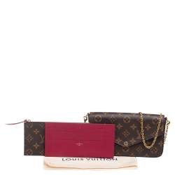 Pre Owned Louis Vuitton Monogram Canvas Felicie Pochette Bag