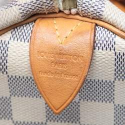 مملوكة مسبقًا Louis Vuitton Damier Azur Canvas Speedy 30 Bag