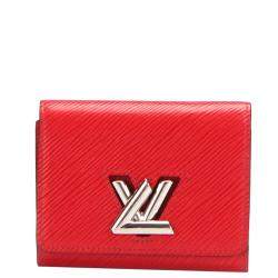 Louis Vuitton Epi Twist Compact Red Leather Money Card Women’s Wallet