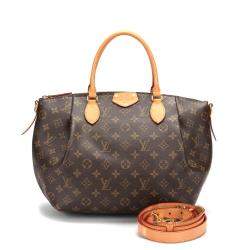 Pre Owned Louis Vuitton Brown Monogram Coated Canvas Turenne MM Shoulder Bag