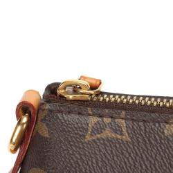 Pre Owned Louis Vuitton Brown Monogram Coated Canvas Turenne MM Shoulder Bag