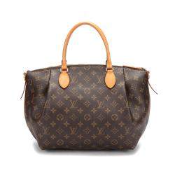 Pre Owned Louis Vuitton Brown Monogram Coated Canvas Turenne MM Shoulder Bag