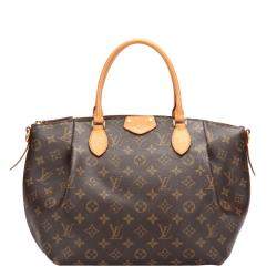 Pre Owned Louis Vuitton Brown Monogram Coated Canvas Turenne MM Shoulder Bag