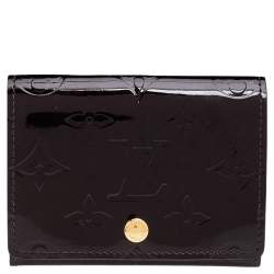 Louis Vuitton Amarante Monogram Vernis Business Card Holder