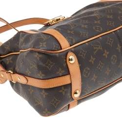 Pre Owned Louis Vuitton Monogram Canvas And Leather Stresa PM Bag