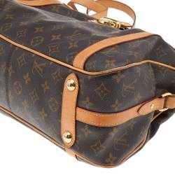 Pre Owned Louis Vuitton Monogram Canvas And Leather Stresa PM Bag