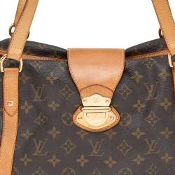 Pre Owned Louis Vuitton Monogram Canvas And Leather Stresa PM Bag