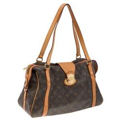 Pre Owned Louis Vuitton Monogram Canvas And Leather Stresa PM Bag