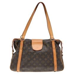 Pre Owned Louis Vuitton Monogram Canvas And Leather Stresa PM Bag