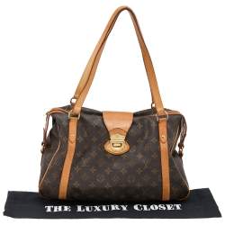 Pre Owned Louis Vuitton Monogram Canvas And Leather Stresa PM Bag
