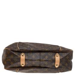 مملوكة مسبقًا حقيبة لوي فيتون غاليرا كانفاس وجلد مونوغرامية PM