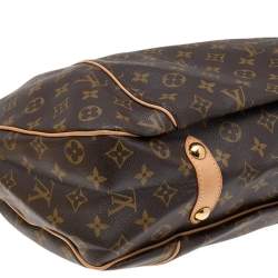 مملوكة مسبقًا حقيبة لوي فيتون غاليرا كانفاس وجلد مونوغرامية PM