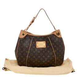 مملوكة مسبقًا حقيبة لوي فيتون غاليرا كانفاس وجلد مونوغرامية PM