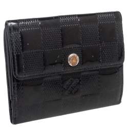 Pre Owned محفظة لوي فيتون لودلو جلد فيرنيه دامييه أسود