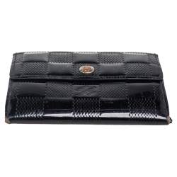 Pre Owned محفظة لوي فيتون لودلو جلد فيرنيه دامييه أسود