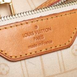 Pre Owned Louis Vuitton Damier Azur Canvas Neverfull MM Bag