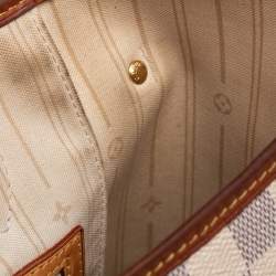 Pre Owned Louis Vuitton Damier Azur Canvas Neverfull MM Bag