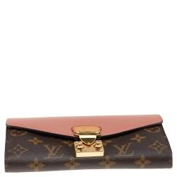 Pre Owned Louis Vuitton Monogram Canvas Pallas Wallet
