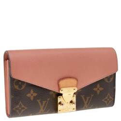 Pre Owned Louis Vuitton Monogram Canvas Pallas Wallet