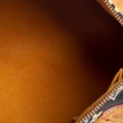 مملوكة مسبقًا Louis Vuitton Black Monogram Multicolore Canvas Limited Edition Fringe Speedy 25 Bag