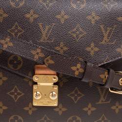 Pre Owned Louis Vuitton Monogram Canvas Pochette Metis Bag