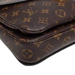 Pre Owned Louis Vuitton Monogram Canvas Pochette Metis Bag