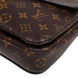 Pre Owned Louis Vuitton Monogram Canvas Pochette Metis Bag