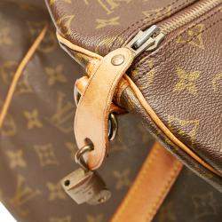Pre Owned Louis Vuitton Monogram Canvas Keepall 55 Bag