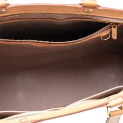 مملوكة مسبقًا Louis Vuitton Beige Poudre Monogram Vernis Brea GM Bag
