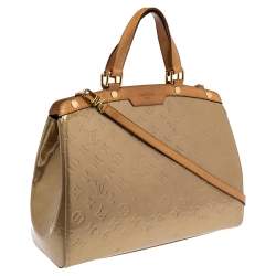 مملوكة مسبقًا Louis Vuitton Beige Poudre Monogram Vernis Brea GM Bag