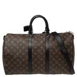 مملوكة مسبقًا Louis Vuitton Monogram Canvas Keepall Bandouliere 45  Bag