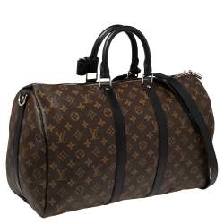 مملوكة مسبقًا Louis Vuitton Monogram Canvas Keepall Bandouliere 45  Bag