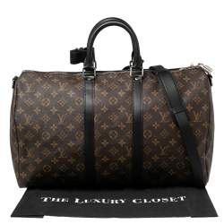 مملوكة مسبقًا Louis Vuitton Monogram Canvas Keepall Bandouliere 45  Bag