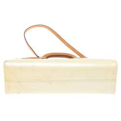 Pre Owned Louis Vuitton Perle Monogram Vernis Roxbury Drive Bag