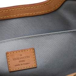 Pre Owned Louis Vuitton Perle Monogram Vernis Roxbury Drive Bag