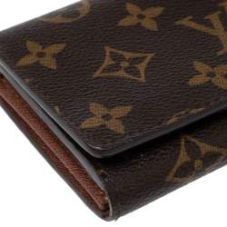 Pre Owned Louis Vuitton Monogram Canvas Flap Wallet