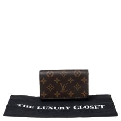 Pre Owned Louis Vuitton Monogram Canvas Flap Wallet