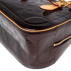 Pre Owned حقيبة لوي فيتون سوميت دريف جلد لامع مونوغرامي عنابي