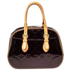 Pre Owned حقيبة لوي فيتون سوميت دريف جلد لامع مونوغرامي عنابي