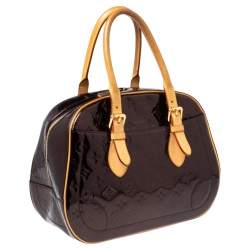 Pre Owned حقيبة لوي فيتون سوميت دريف جلد لامع مونوغرامي عنابي