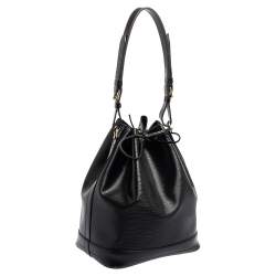 Pre Owned Louis Vuitton Black Epi Leather Vintage Noé Bag