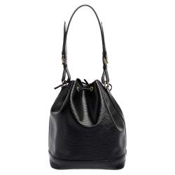 Pre Owned Louis Vuitton Black Epi Leather Vintage Noé Bag
