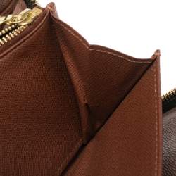 Pre Owned محفظة لوي فيتون سح اب كانفاس مقوي مونوغرامي