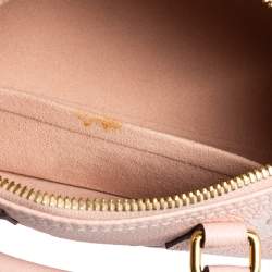 Pre Owned Louis Vuitton Pink Monogram Empreinte Leather Papillon BB Carryall Bag