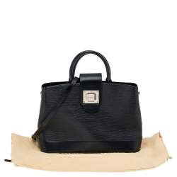 Pre Owned Louis Vuitton Black Electric Epi Leather Mirabeau GM Bag