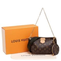 مملوكة مسبقًا Louis Vuitton Khaki Monogram Canvas Multi Pochette Accessoires
