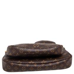 مملوكة مسبقًا Louis Vuitton Khaki Monogram Canvas Multi Pochette Accessoires