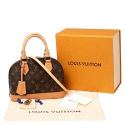 Pre Owned Louis Vuitton Monogram Canvas Alma BB Bag